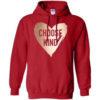 Choose Kind Anti Bullying Rose Gold T-shirt Red