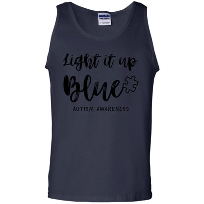 Autism Awareness Shirts Light It Up Blue Navy