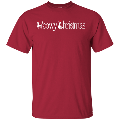 Christmas T-shirt Meowy Christmas Cardinal