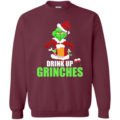 Christmas T-shirt Drink Up Grinches Maroon