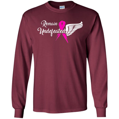 Breast Cancer T-shirt Remain Undefeated Maroon