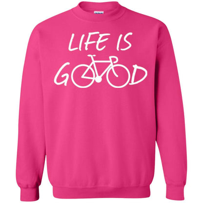 Bicycle T-shirt Life Is Good T-shirt Heliconia