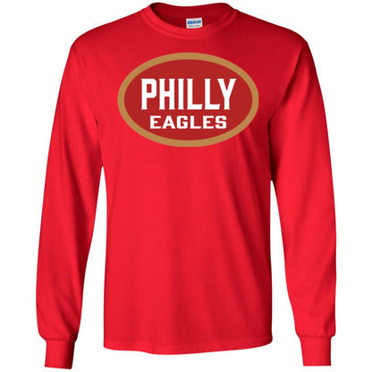 Football T-shirt Philly Eagles Red