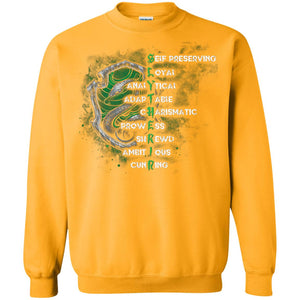 Slytherin House Harry Potter Fan ShirtG180 Gildan Crewneck Pullover Sweatshirt 8 oz.
