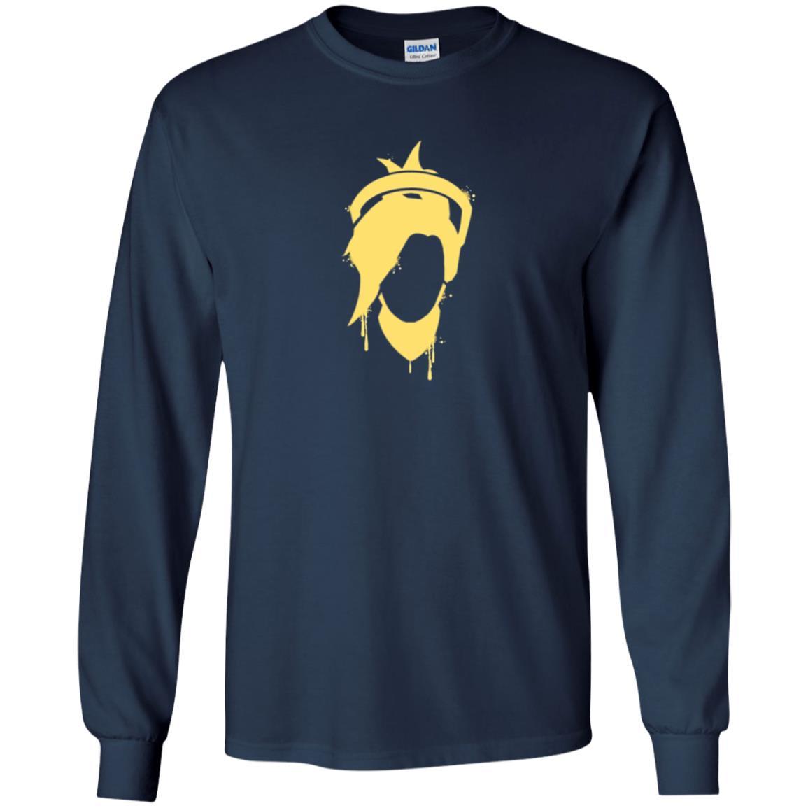 Overwatch Mercy Icon Spray T-Shirt Navy
