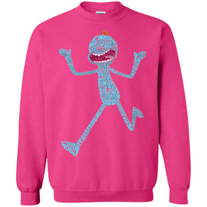 Cartoon T-shirt It_s Mr. Meeseeks Typography Heliconia