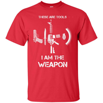 These Are Tools I Am The Weapon Shirt Red