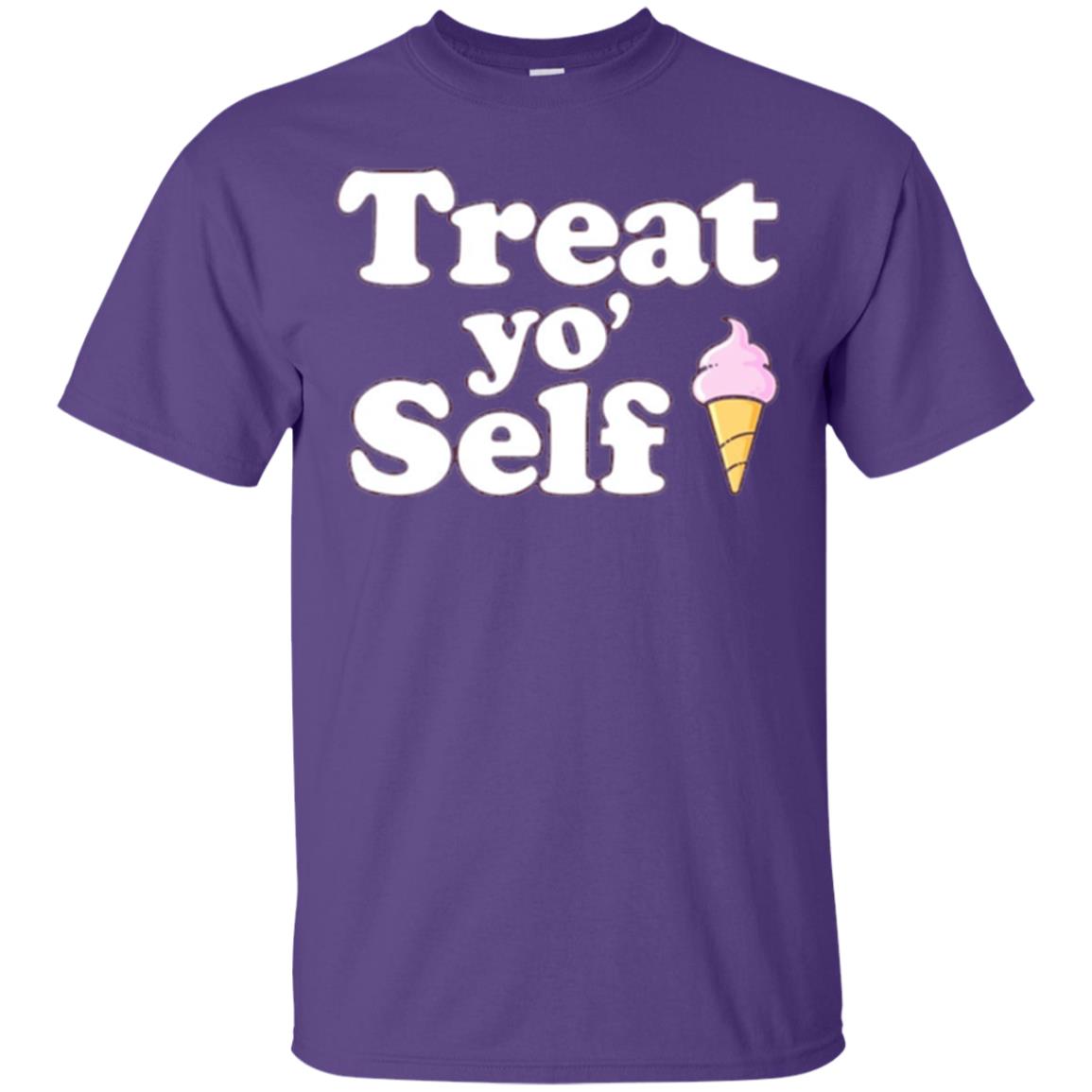 Treat Yo_ Self Ice Cream T-shirt Purple
