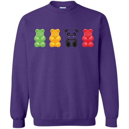 Bear Lover T-shirt Cute Panda Candy Bear Purple