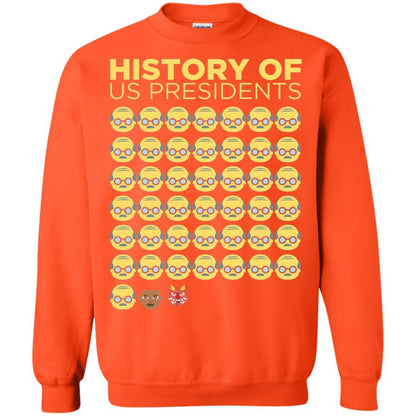 Anti Trump T-shirt History Of Us Presidents Orange
