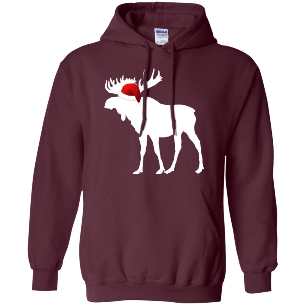 Christmas T-shirt Reindeer Maroon
