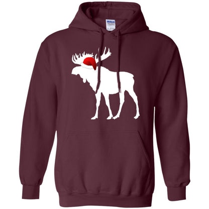 Christmas T-shirt Reindeer Maroon