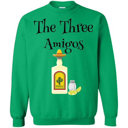 Cooking Lovers T-shirt The Three Amigos Tequila Salt Lime Irish Green