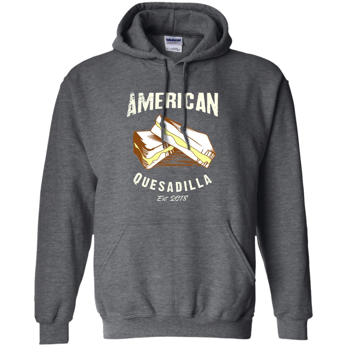 American Quesadilla Est 2018 Grilled Cheese T-shirt Dark Heather