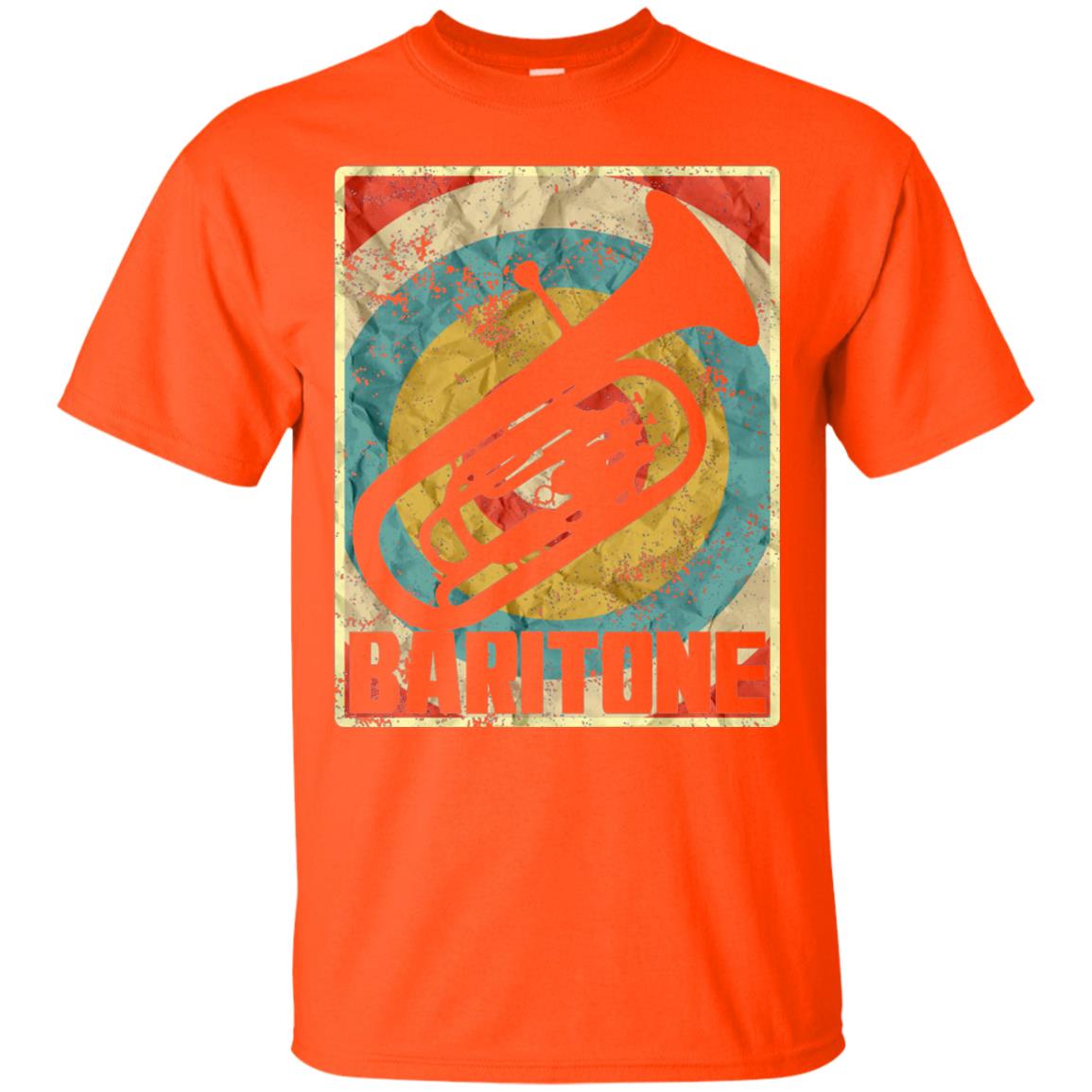 Vintage Baritone Horn T-shirt Orange
