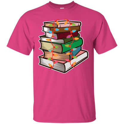 Fairy Lights Christmas Gift T-shirt Book Lover Heliconia