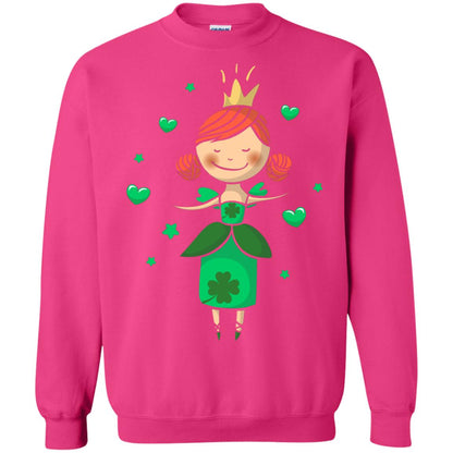 Irish Princess St. Patricks Day Gift Shirt For Girls Heliconia