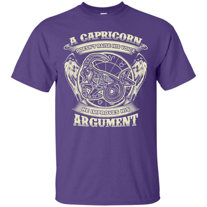 Capricorn Dosent Raise His Voice He Improve His Argument Purple