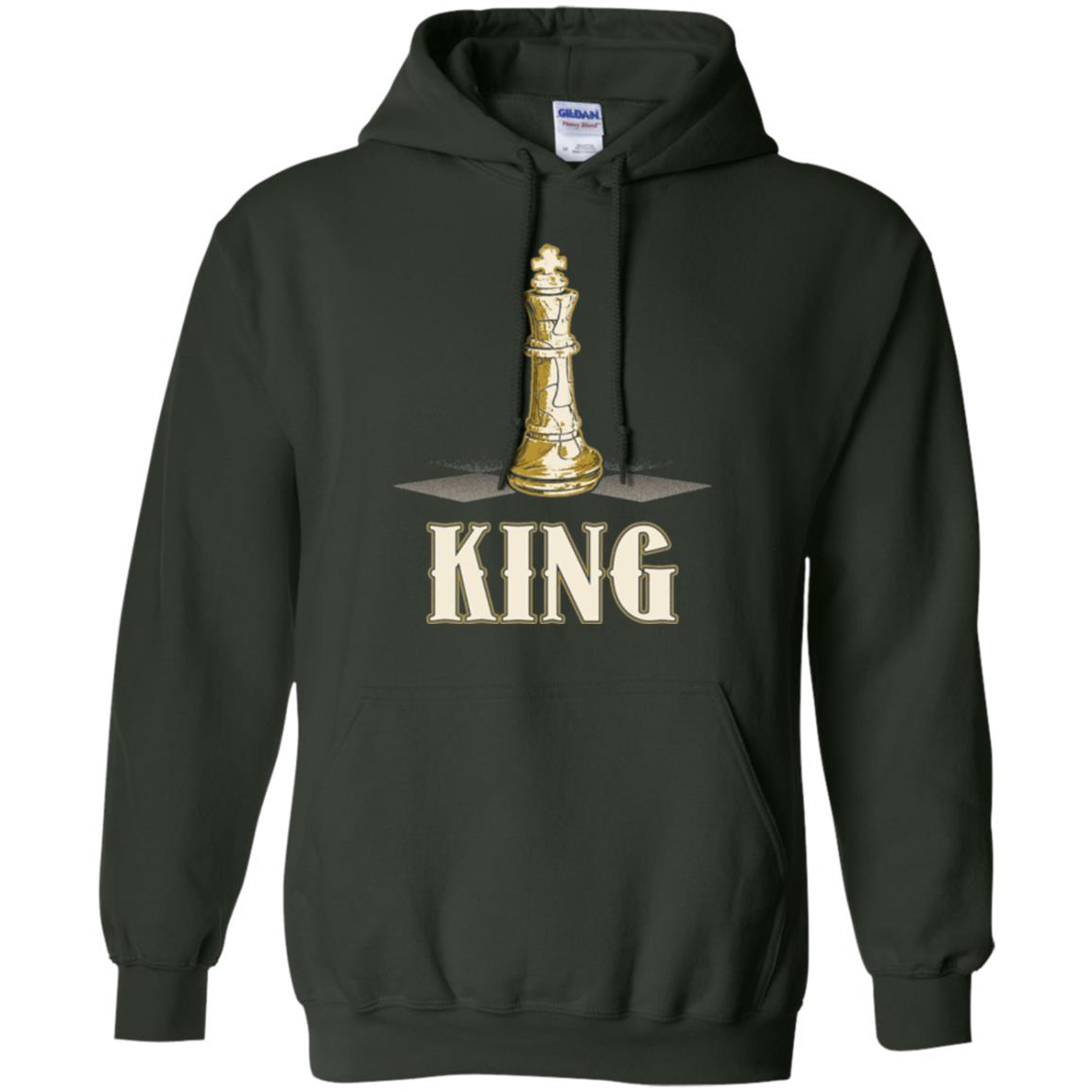 King Chess Piece Chess Player T-shirt Forest Green