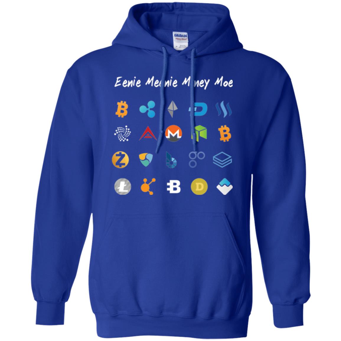 Bitcoin Litecoin Ethereum Eenie Meenie Miney Moe T-shirt Royal