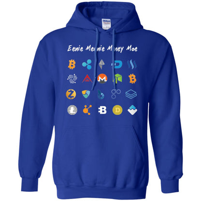 Bitcoin Litecoin Ethereum Eenie Meenie Miney Moe T-shirt Royal