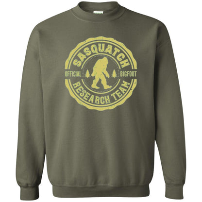 Squatchin Gone T-shirt Finding Sasquatch Bigfoot Research Team Military Green