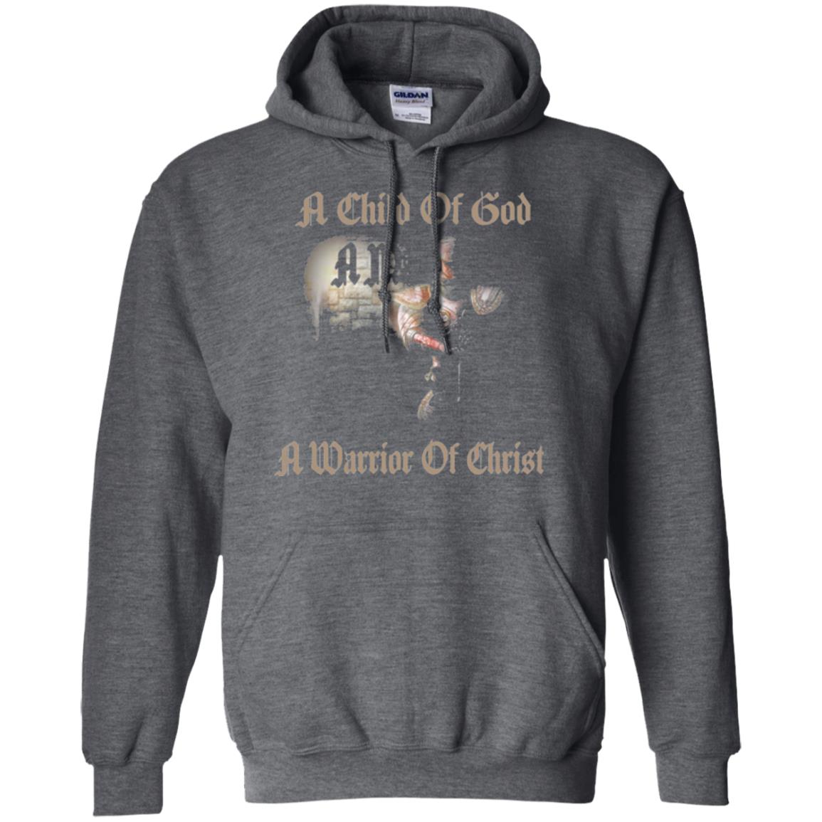 Crusader Knights Templar T-shirt A Child Of God Dark Heather