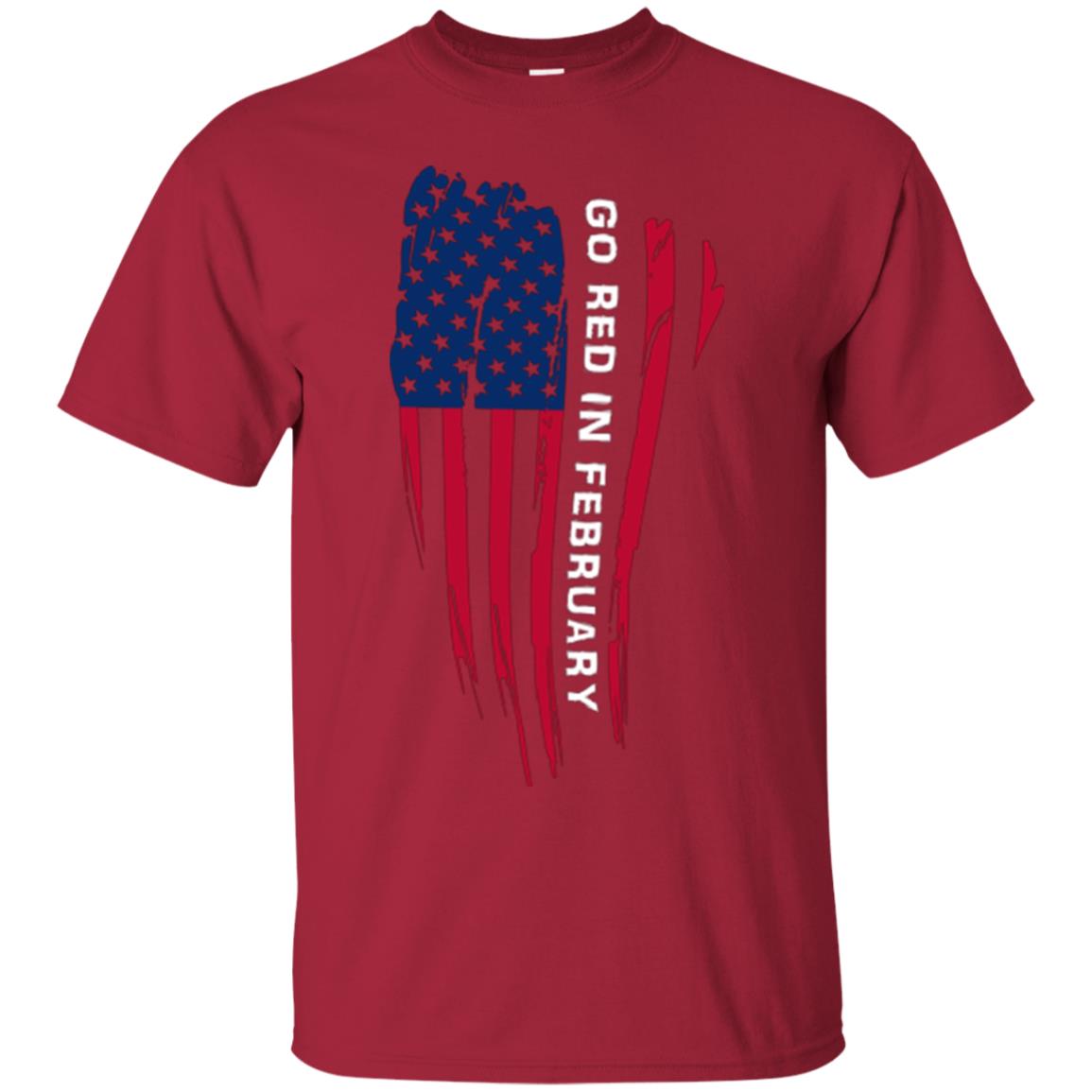 National Wear Red Day T-shirt Go Red In February Cardinal