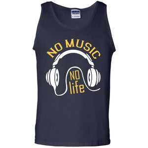 No Music No Life Music Lover ShirtG220 Gildan 100% Cotton Tank Top