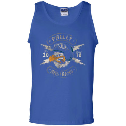 Bird Gang Eagles T-shirt Vintage Distressed Royal