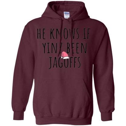 He Knows If Yinz Been Jagoffs T-shirt Maroon