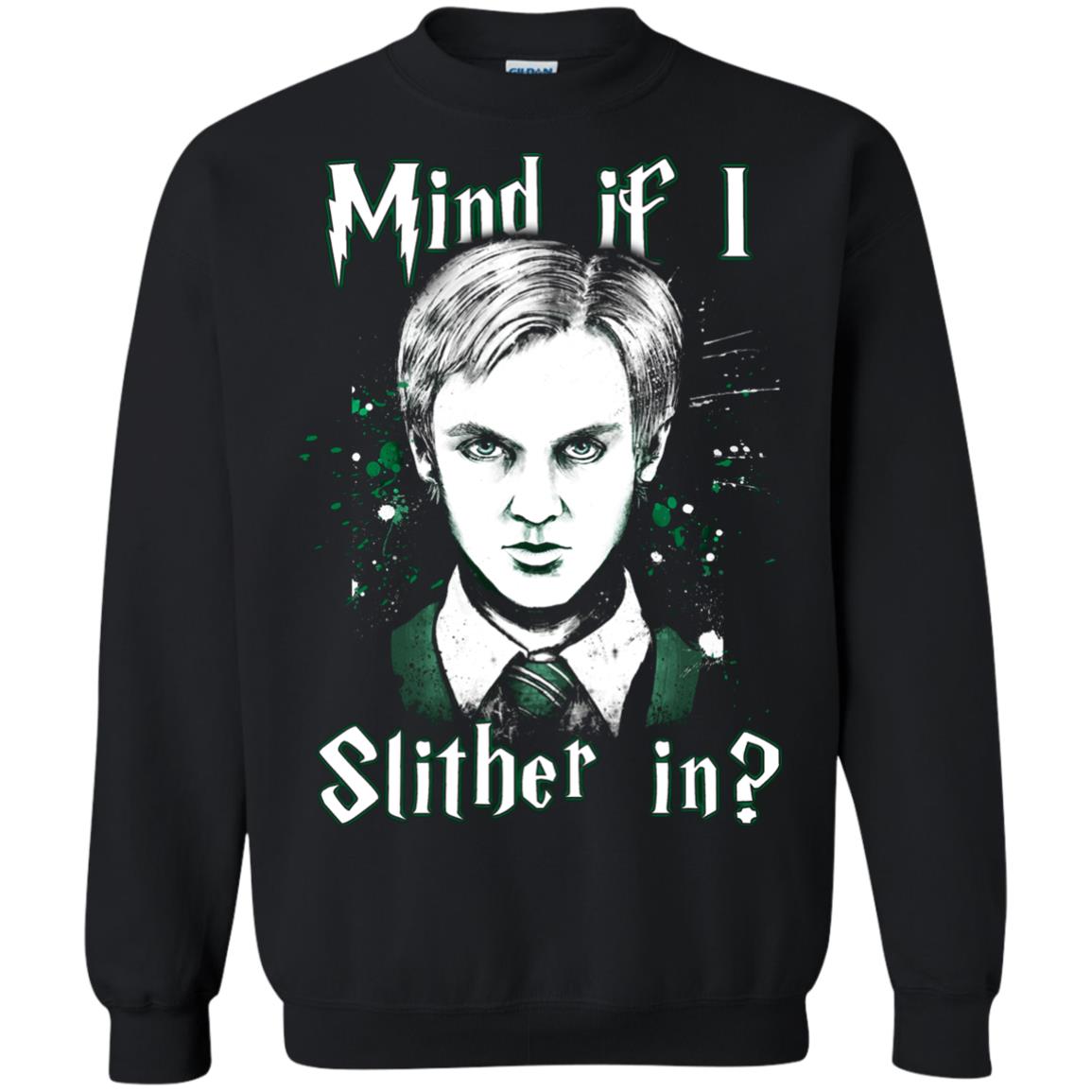 Mind If I Slither In Slytherin House Harry Potter Shirt Black