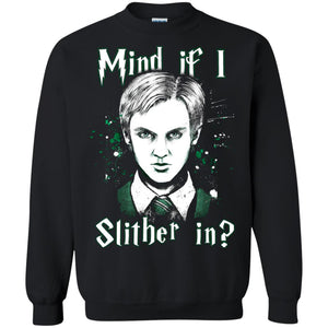 Mind If I Slither In Slytherin House Harry Potter ShirtG180 Gildan Crewneck Pullover Sweatshirt 8 oz.