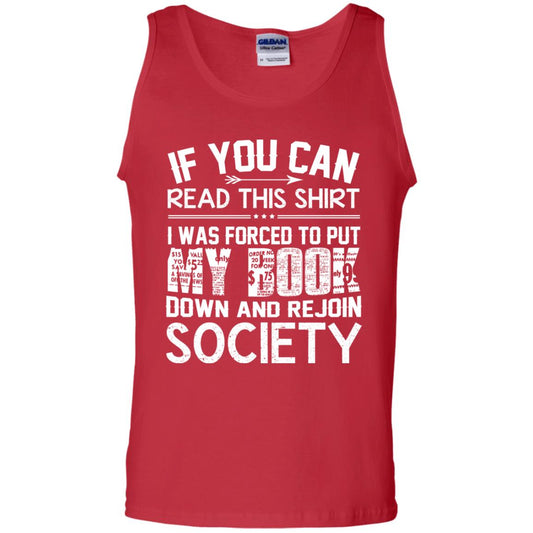 If You Can Read This Shirt Red