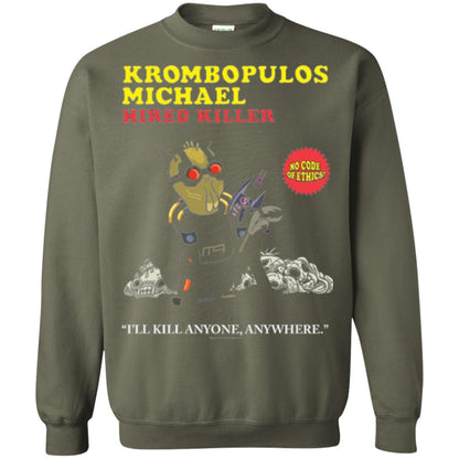 Film T-shirt Krombopulos Michael Hired Killer Military Green