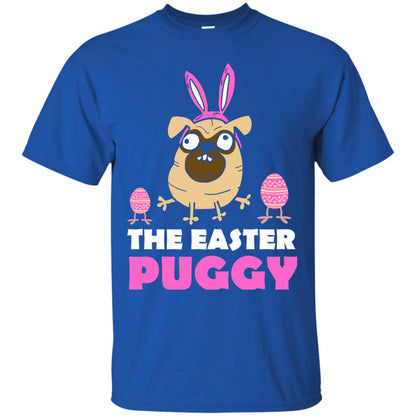 The Easter Puggy Cool Dog T-shirt For Easter Holiday Royal