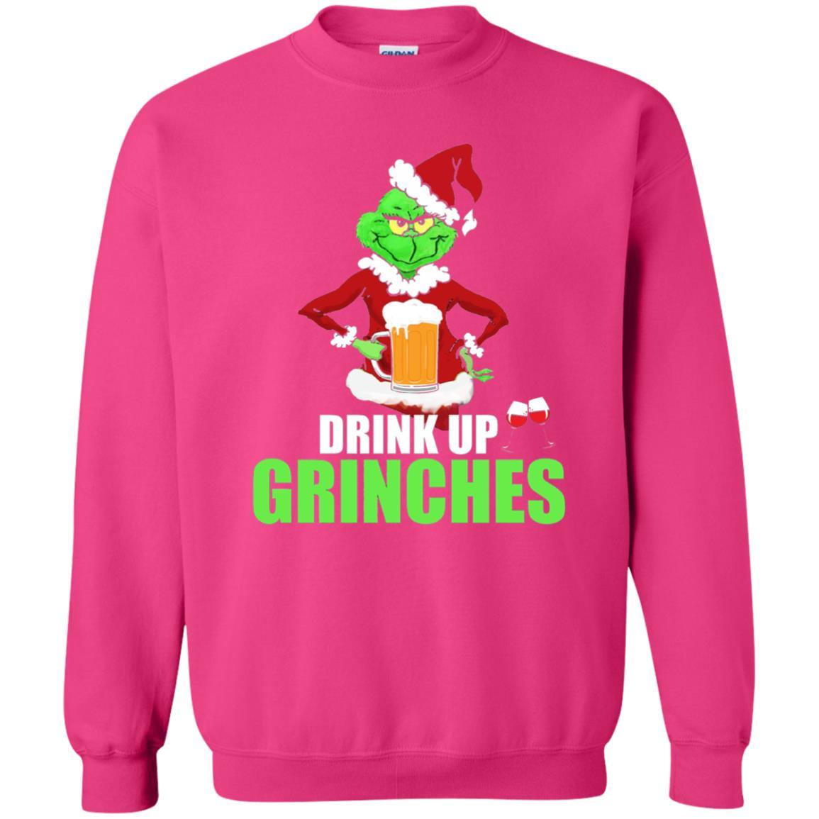 Christmas T-shirt Drink Up Grinches Heliconia