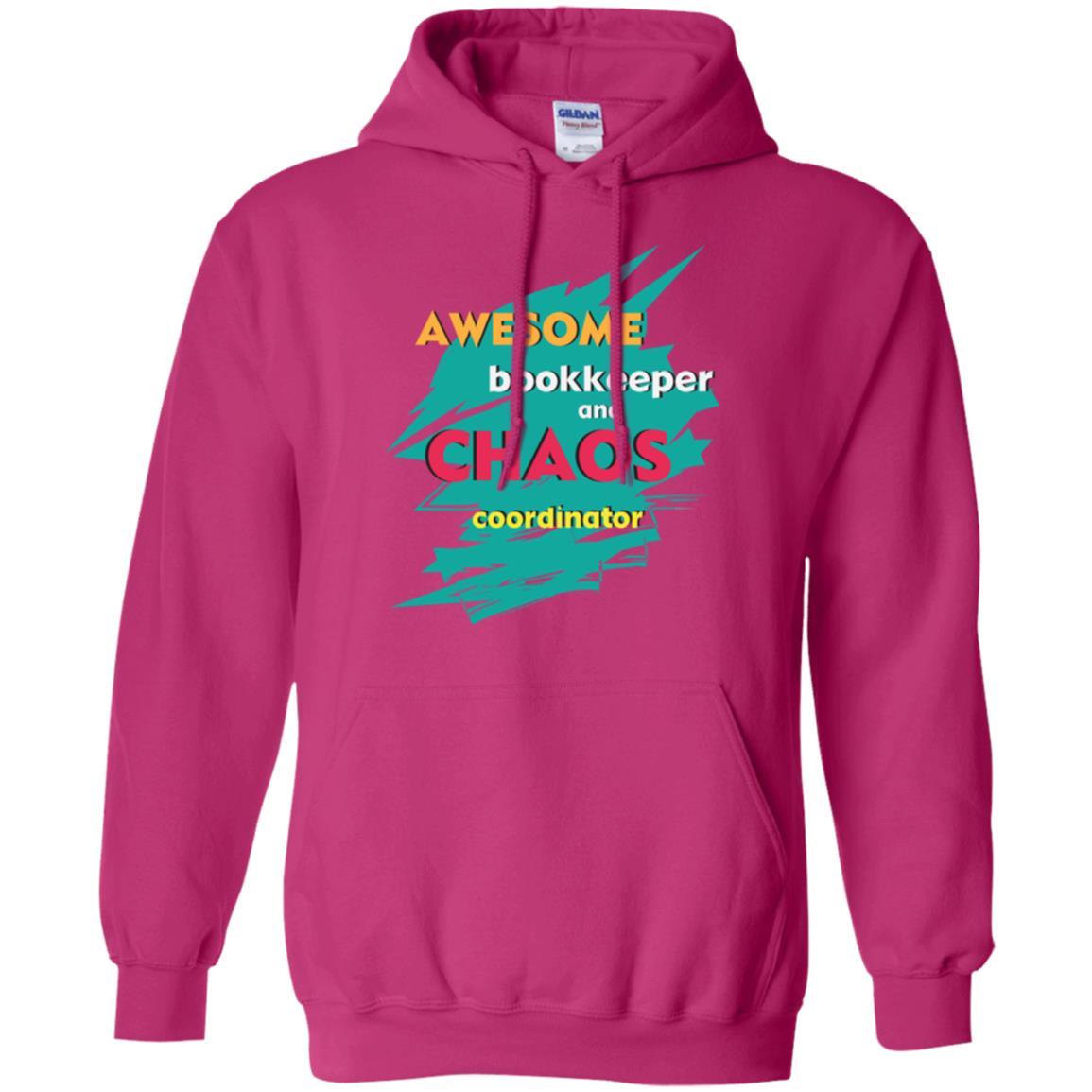 Bookkeeper T-shirt Awesome Bookkeeper And Chaos Coordinator Heliconia