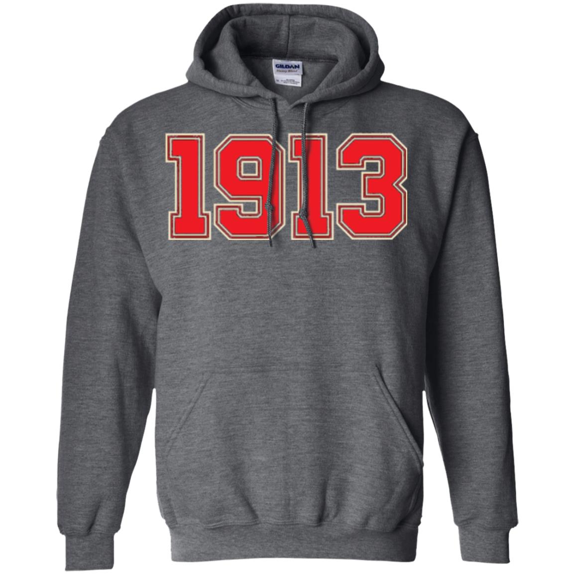 Delta Black Red Jersey Sigma 1913 T-shirt Dark Heather