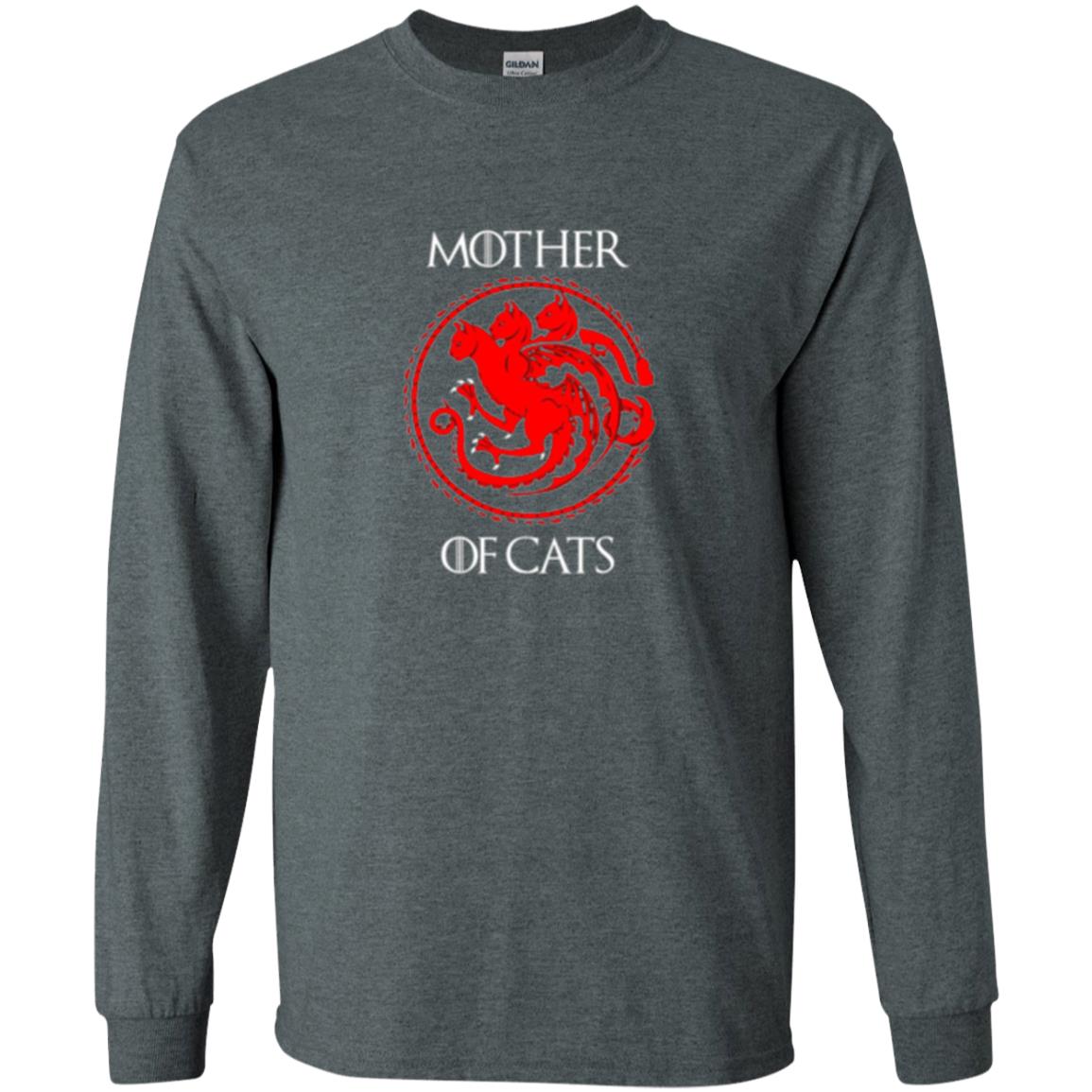 Cat Lovers T-shirt Mother Of Cat Dark Heather