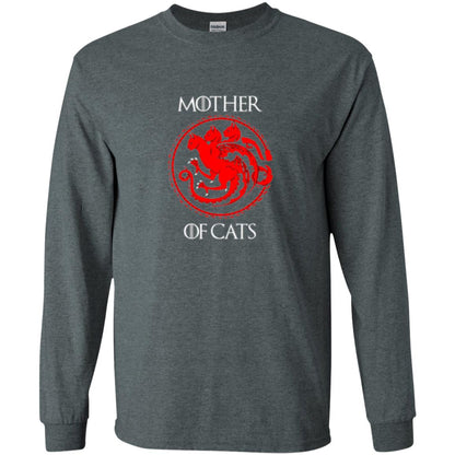 Cat Lovers T-shirt Mother Of Cat Dark Heather
