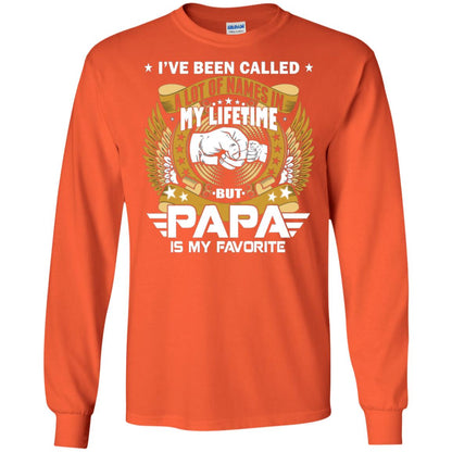 But Papa Is My Favorite Papa Shirt Orange