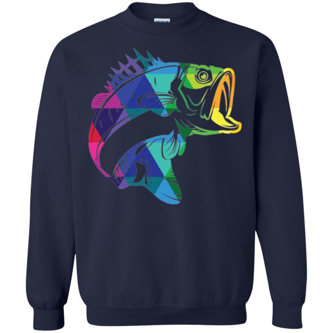 Fisherman T-shirt Fish For Bass Navy