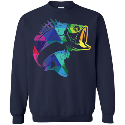 Fisherman T-shirt Fish For Bass Navy