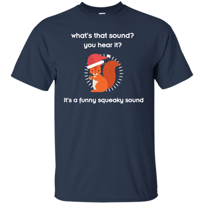 Squirrel T-shirt What's That Sound You Hear It Navy