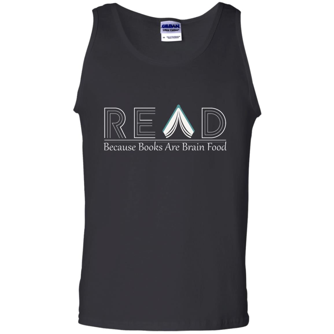 Read Because Books Are Brain Food Books Lovers Shirt Black
