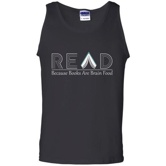 Read Because Books Are Brain Food Books Lovers Shirt Black
