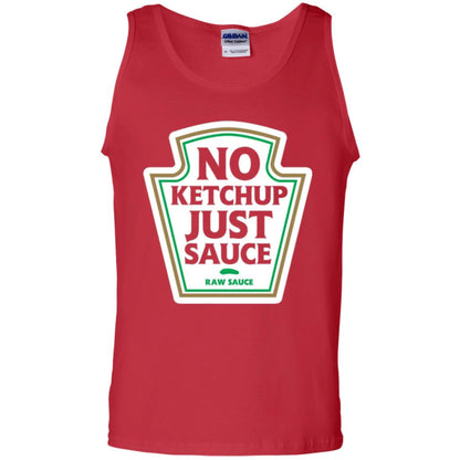 No Ketchup Just Sauce T-shirt Red