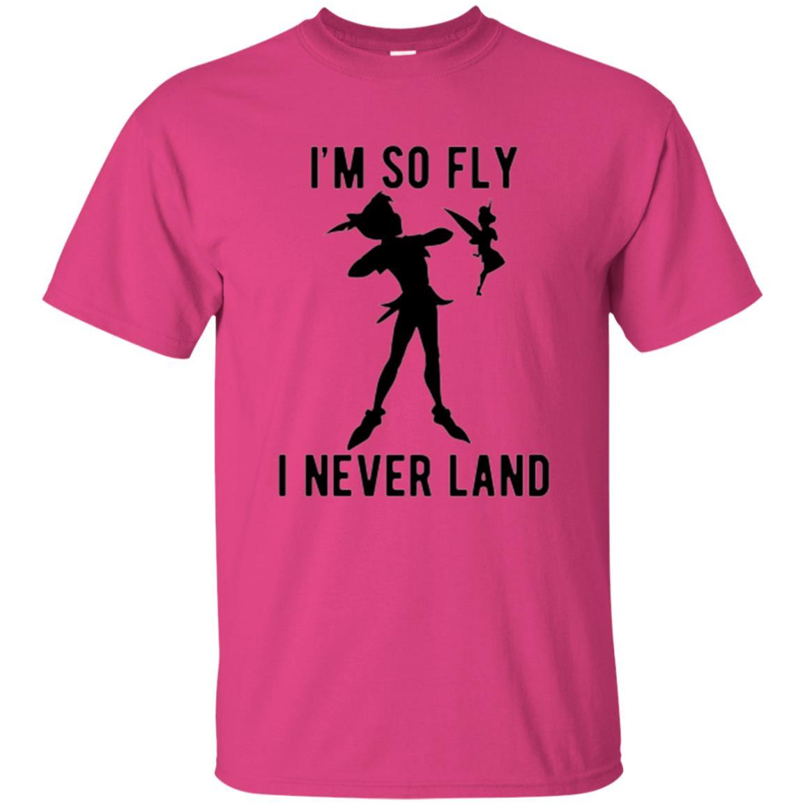 Film T-shirt Tinker Bell I'm So Fly I Never Land Heliconia