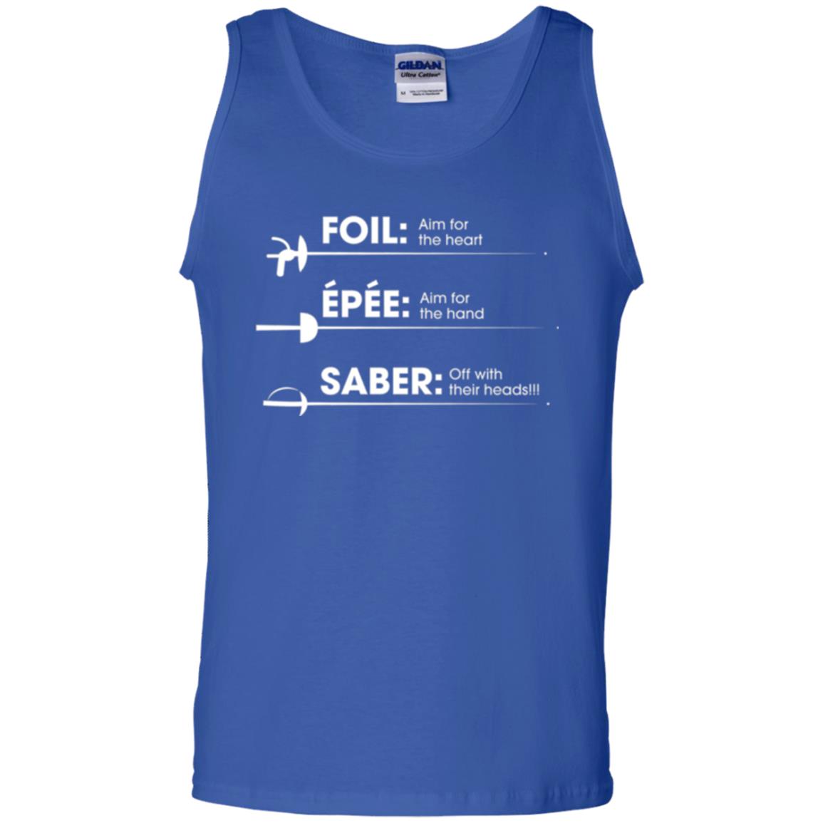 Fencing T-shirt Foil Saber Definition Royal